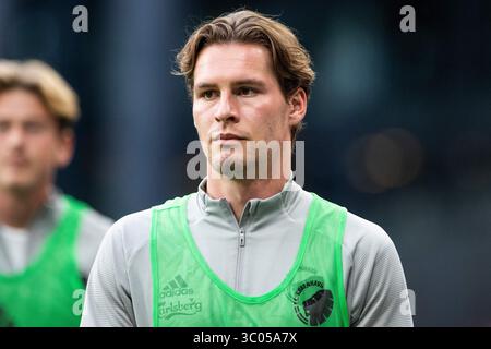 19 juillet 2020, Copenhague, Danemark : Copenhague, Danemark, 19 juillet 2020. Robert Mudrazija du FC Copenhague s’échauffe lors du match de Superliga 3F entre le FC Copenhague et l’AGF à Telia Parken. (Crédit photo : Gonzales photo - Dejan Obretkovic) (crédit image : © Dejan Obretkovic/Gonzales photo via ZUMA Press) Banque D'Images