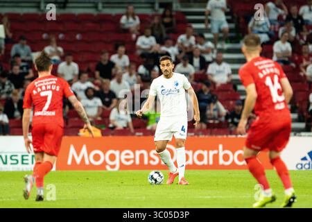 19 juillet 2020, Copenhague, Danemark : Copenhague, Danemark, 19 juillet 2020. Sotirios Papagiannopoulos (4) du FC Copenhague vu lors du match de Superliga 3F entre le FC Copenhague et AGF à Telia Parken. (Crédit photo : Gonzales photo - Dejan Obretkovic) (crédit image : © Dejan Obretkovic/Gonzales photo via ZUMA Press) Banque D'Images
