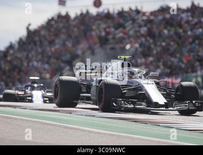 21 octobre 2018 - Austin, États-Unis - lors du Grand Prix américain de formule 1 sur le circuit des Amériques à Austin, Texas, le dimanche 21 octobre 2018. (Crédit image : © Scott Coleman/ZUMA Wire) Banque D'Images