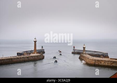 Whitby, North Yorkshire, Angleterre. - 12 juillet 2025 photo par Andrew Higgins/Thousand Word Media Ltd Banque D'Images