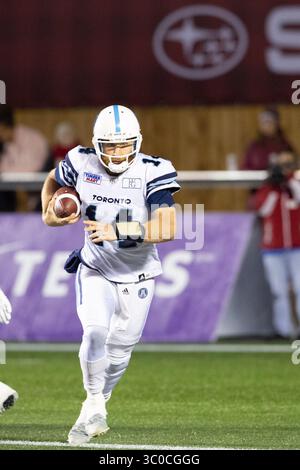 02 novembre 2018 : le quarterback McLeod Bethel-Thompson (14 ans) des Argonauts de Toronto court avec le ballon pendant le match de la LCF entre les Argonauts de Toronto et les Redblacks d'Ottawa au stade TD place à Ottawa, Canada. Daniel Lea/CSM(image de crédit : &copy ; Daniel Lea/CSM via ZUMA Wire) Banque D'Images