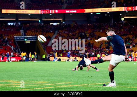 Brisbane, Australie, 19,juillet,2025 Owen Farrell Australia Wallabies v the British & Irish Lions, The 1st test, Rugby Union Credit : Jason O'Brien / seconds left /Alamy Banque D'Images
