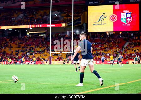 Brisbane, Australie, 19,juillet,2025 Owen Farrell Australia Wallabies v the British & Irish Lions, The 1st test, Rugby Union Credit : Jason O'Brien / seconds left /Alamy Banque D'Images