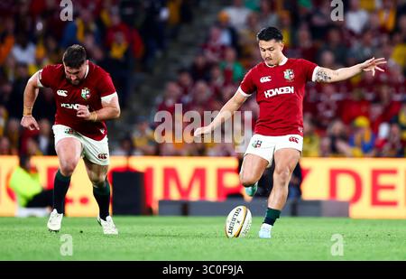 Brisbane, Australie, 19,juillet,2025 Marcus Smith des British & Irish Lions Australia Wallabies v The British & Irish Lions, The 1st test, Rugby Union Credit : Jason O'Brien / seconds left /Alamy Banque D'Images