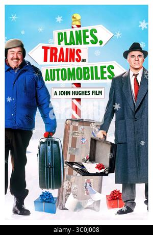 JOHN CANDY et STEVE MARTIN dans AVIONS, TRAINS ET AUTOMOBILES (1987), réalisé par JOHN HUGHES. Crédit : PARAMOUNT PICTURES / album Banque D'Images