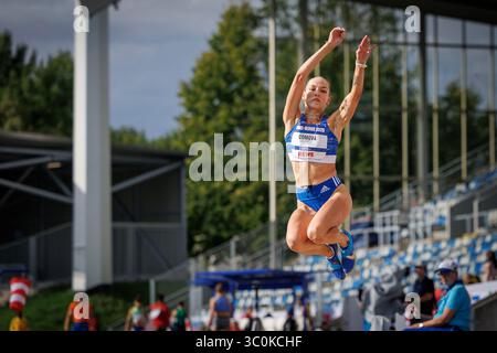 Bochum, Deutschland. 21 juillet 2025. Michaela Comov ? (SVK) ; FISU World University Games - Rhin-Ruhr 2025 AM 21.07.2025 im Lohrheidestadion, Bochum (Nordrhein-Westfalen) crédit : dpa/Alamy Live News Banque D'Images