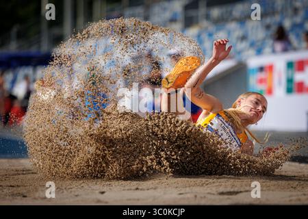 Bochum, Deutschland. 21 juillet 2025. Kajsa Lindqvist (SWE) ; FISU World University Games - Rhin-Ruhr 2025 AM 21.07.2025 im Lohrheidestadion, Bochum (Nordrhein-Westfalen) crédit : dpa/Alamy Live News Banque D'Images