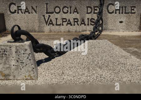 13 novembre 2014 - Valparaiso, Valparaiso, Chili - crypte de la Grande Loge maçonnique du Chili au cimetière des dissidents de Valparaiso (crédit image : © Carlos Garcia Granthon/ZUMA Wire) Banque D'Images