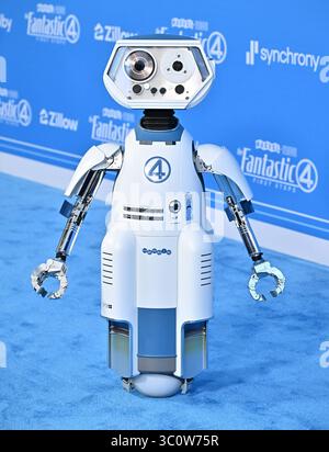 Los Angeles, États-Unis. 21 juillet 2025. H.E.R.B.I.E. arrivée à la première mondiale de « The Fantastic four : First Steps » de Marvel Studios, qui s'est tenue au Pavillon Dorothy Chandler le 21 juillet 2025 à Los Angeles, CA. © Starbuck/ Credit : AFF/Alamy Live News Banque D'Images