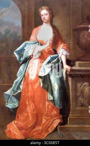 Michael Dahl (1659-1743) (attribué à) - Sarah Churchill (1660-1744), duchesse de Marlborough - WK 13 - Wokingham Town Hall. Banque D'Images