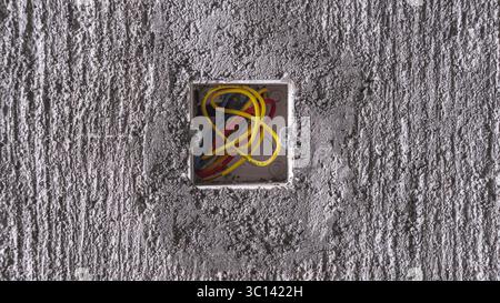 Câble Supreme de haute qualité utilisé pour les installations électriques résidentielles. Durable, sûr et conforme aux normes nationales pour les s électriques modernes Banque D'Images