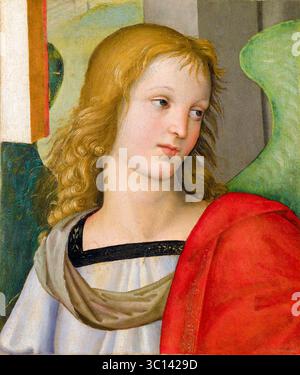 Raffaello Sanzio da Urbino appelé Raphael, Ange, peinture à l'huile sur panneau, 1501 Banque D'Images