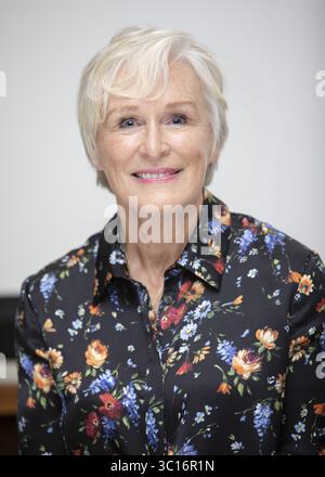 DOSSIER : meilleure actrice Glenn Fermer pour 'The Wife' PHOTO : Golden Globes 2019 : nominée : MEILLEURE ACTRICE DANS Un FILM, DRAME. Photo : 22 juillet 2018 - Hollywood, Californie, États-Unis - GLENN CLOSE fait la promotion du film 'The Wife' à Hollywood. (Crédit image : © Armando Gallo/ZUMA Studio) Banque D'Images