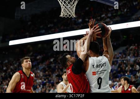 27 décembre 2018 - Madrid, MADRID, ESPAGNE - Felipe Reyes Cabanas d'Espagne et le Real Madrid lors du championnat d'espagne, Liga Endesa, match de basket joué entre le Real Madrid et Montakit Fuenlabrada au stade Wizink Center, Madrid, Espagne, le 27 janvier 2019. (Crédit image : © AFP7 via ZUMA Wire) Banque D'Images