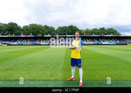Genève, Suisse. 22 juillet 2025. GENÈVE, SUISSE - 22 JUILLET : Michiel Kramer du RKC Waalwijk lors de la demi-finale de l'UEFA Women's EURO 2025 entre l'Angleterre et l'Italie au stade de Genève le 22 juillet 2025 à Genève, Suisse. (Photo de Leiting Gao/Orange Pictures) crédit : Orange pics BV/Alamy Live News Banque D'Images