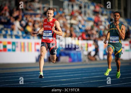 Bochum, Deutschland. 22 juillet 2025. Vincent gendre (sui) ; FISU World University Games - Rhin-Ruhr 2025 AM 22.07.2025 im Lohrheidestadion, Bochum (Nordrhein-Westfalen) crédit : dpa/Alamy Live News Banque D'Images