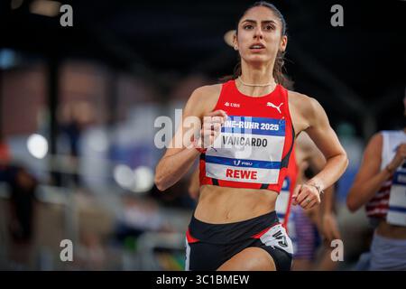 Bochum, Deutschland. 22 juillet 2025. Veronica Vancardo (sui) ; FISU World University Games - Rhin-Ruhr 2025 AM 22.07.2025 im Lohrheidestadion, Bochum (Nordrhein-Westfalen) crédit : dpa/Alamy Live News Banque D'Images