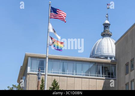 Illinois State Capitol Building à Springfield Illinois. Banque D'Images