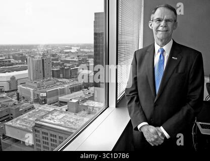 7 mai 2014 - Minneapolis, MN, États-Unis - profil de Richard Davis Président, Président et PDG de US bancorp mercredi 7 mai 2014 à Minneapolis, MN. (Crédit image : Jerry Holt/Minneapolis Star Tribune/TNS via ZUMA Wire) Banque D'Images