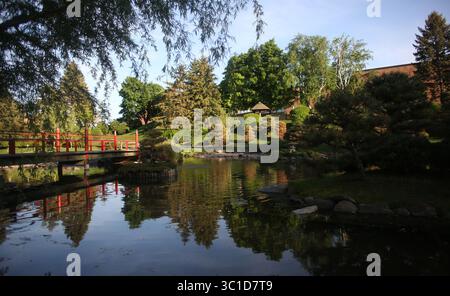 29 mai 2014 - Bloomington, MN, États-Unis - jardins japonais au Normandale Community College (/STAR TRIBUNE) jardins japonais au Normandale Community College à Bloomington, min. Jeudi 29 mai 2014. (Crédit image : Kyndell Harkness/Minneapolis Star Tribune/TNS via ZUMA Wire) Banque D'Images