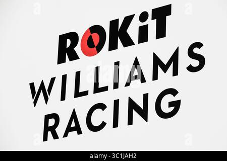 20 février 2019 - Montmelo, BARCELONE, Espagne - logo Rokit Williams Racing lors des essais de pré-saison de formule 1 2019 sur le circuit de Barcelona - Catalunya à Montmelo, Espagne le 20 février. (Crédit image : © AFP7 via ZUMA Wire) Banque D'Images