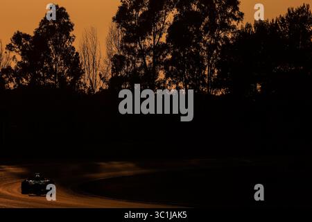 20 février 2019 - Montmelo, BARCELONE, Espagne - coucher de soleil lors des essais de pré-saison de formule 1 2019 sur le circuit de Barcelona - Catalunya à Montmelo, Espagne le 20 février. (Crédit image : © AFP7 via ZUMA Wire) Banque D'Images