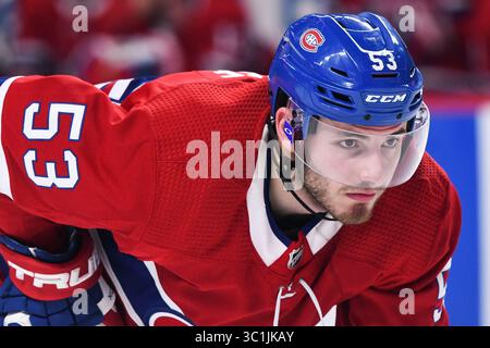 21 février 2019 : regardez le défenseur des Canadiens de Montréal Victor Mete (53) lors du match des Flyers de Philadelphie au canadien de Montréal au Centre Bell à Montréal, Québec. David Kirouac/CSM(image de crédit : &copy ; David Kirouac/CSM via ZUMA Wire) Banque D'Images