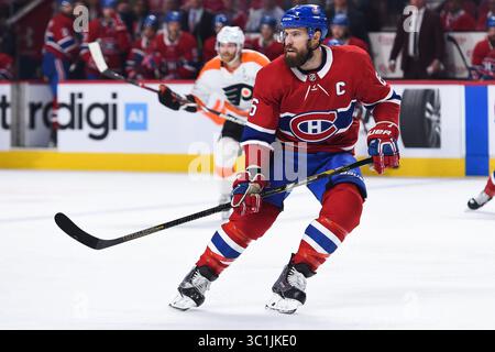 21 février 2019 : la défenseuse des Canadiens de Montréal Shea Weber (6) suit le match des Flyers de Philadelphie au match des Canadiens de Montréal au Centre Bell à Montréal, Québec. David Kirouac/CSM(image de crédit : &copy ; David Kirouac/CSM via ZUMA Wire) Banque D'Images