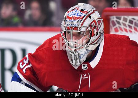 21 février 2019 : regardez le gardien des Canadiens de Montréal Carey Price (31) lors du match des Flyers de Philadelphie au canadien de Montréal au Centre Bell à Montréal, Québec. David Kirouac/CSM(image de crédit : &copy ; David Kirouac/CSM via ZUMA Wire) Banque D'Images
