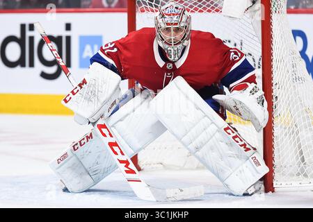 21 février 2019 : le gardien des Canadiens de Montréal Carey Price (31) suit le match des Flyers de Philadelphie au match des Canadiens de Montréal au Centre Bell à Montréal, Québec. David Kirouac/CSM(image de crédit : &copy ; David Kirouac/CSM via ZUMA Wire) Banque D'Images