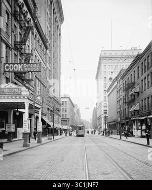 27 décembre 2018 - Rochester, New York, États-Unis - South Avenue, Rochester, New York, États-Unis, Detroit Publishing Company, 1904 (crédit image : © JT Vintage/Glasshouse via ZUMA Wire) Banque D'Images