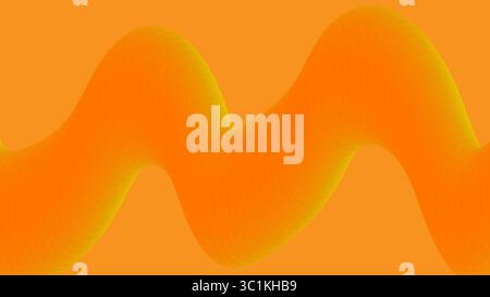 Fond d'onde de gradient orange - conception fluide abstraite Illustration de Vecteur