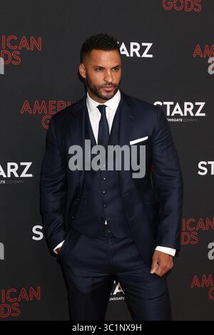 5 mars 2019 - Los Angeles, CA, USA - LOS ANGELES - Mar 5 : Ricky Whittle à la première saison 2 des ''American Gods'' au Theatre at Ace Hotel le 5 mars 2019 à Los Angeles, CA (crédit image : © Kathy Hutchins via ZUMA Wire) Banque D'Images