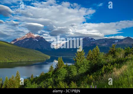 Glacier National Park Grinnell Glacier Trail Banque D'Images