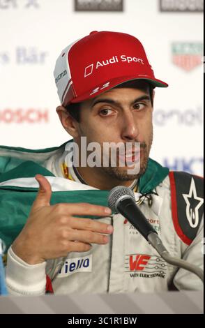 10 mars 2019 - Hong Kong, HONG KONG - 11, Lucas di GRASSI, BRA, Audi Sport ABT Schaeffler, Audi, e-tron, FE05, .HONG KONG, CHN, 10. Mars 2019, Formula E Hong Kong .E-Prix, FIA Formula E, Formula E Grand Prix 2019. Formel E, Elektro e-prix Autorennen (crédit image : © David McIntyre/ZUMA Wire) Banque D'Images
