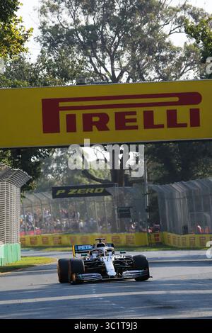 16 mars 2019 - LEWIS HAMILTON lors des qualifications pour le Grand Prix d'Australie de formule 1 2019 le 16 mars 2019 à Melbourne, Australie (image crédit : © Christopher Khoury/Agence de presse australienne via ZUMA Wire) Banque D'Images