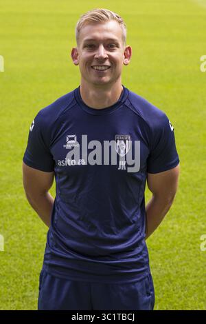 Almelo, pays-Bas. 23 juillet 2025. ALMELO, 22-07-2025, stade Asito, saison 2025/2026, football néerlandais Eredivisie, Photocall Heracles Almelo, Jurgen Koedijk (Heracles Almelo) crédit : Pro Shots/Alamy Live News Banque D'Images
