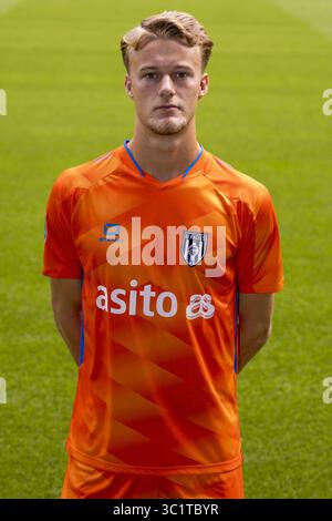Almelo, pays-Bas. 23 juillet 2025. ALMELO, 22-07-2025, stade Asito, saison 2025/2026, football néerlandais Eredivisie, Photocall Heracles Almelo, Leco Zeevalkink (Heracles Almelo) crédit : Pro Shots/Alamy Live News Banque D'Images