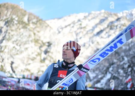 22 mars 2019 - Planica, Slovénie - Piotr Zyla, de Pologne, est vu lors de la compétition individuelle de la Coupe du monde de saut à ski FIS Flying Hill à Planica. (Crédit image : © Milos Vujinovic/SOPA images via ZUMA Wire) Banque D'Images