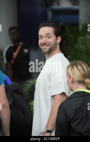 22 mars 2019 - Miami Gardens, Floride, États-Unis d'Amérique - MIAMI GARDENS, FLORIDE - 22 MARS : Alexis Ohanian le jour 5 de l'Open de Miami présenté par Itau au Hard Rock Stadium le 22 mars 2019 à Miami Gardens, Floride..personnes : Alexis Ohanian. (Crédit image : © SMG via ZUMA Wire) Banque D'Images