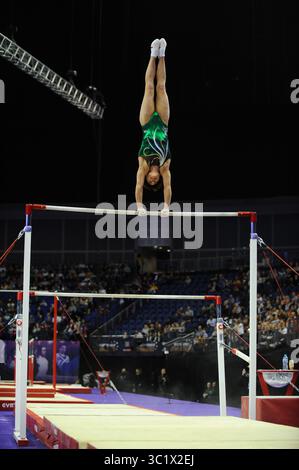 23 mars 2019 - Londres, Royaume-Uni - Ellie Black vue en action lors des Superstars of Gymnastics, un tout nouvel événement décrit comme un événement de gymnastique Strictly Come, organisé au 02 Arena. .L'événement sera diffusé en direct et exclusivement sur la plateforme mondiale de streaming sportif DAZN en Amérique. (Crédit image : © Terry Scott/SOPA images via ZUMA Wire) Banque D'Images