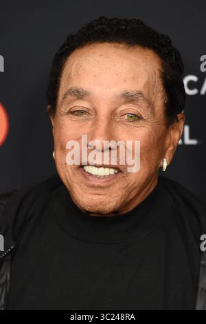 24 avril 2019 - New York, NY, États-Unis - 24 avril 2019 New York City. Smokey Robinson assiste à la première du film « Apollo » à l'Apollo Theater pendant le Tribeca film Festival le 24 avril 2019 à New York City. (Crédit image : © Kristin Callahan/Ace Pictures via ZUMA Press) Banque D'Images