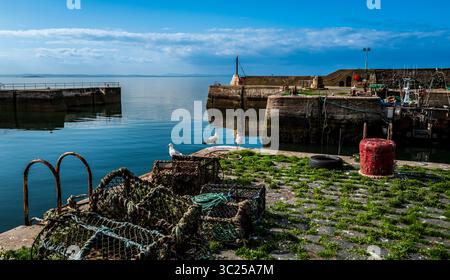 Le port de pêche de Port Seton, East Lothian, Écosse Banque D'Images