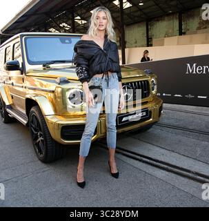 13 mai 2019 - Sydney, NSW, Australie - Amy Pejkovic vue lors de la Mercedes Benz Fashion week à Sydney. (Crédit image : © Belinda Vel Photography/SOPA images via ZUMA Wire) Banque D'Images