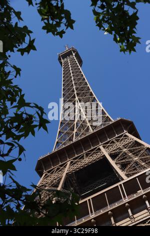 notre dame reflétée dans une flaque Banque D'Images