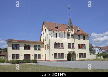 New Old School, Villa, Schmalkalden, Franconie, Thuringe, Allemagne Banque D'Images