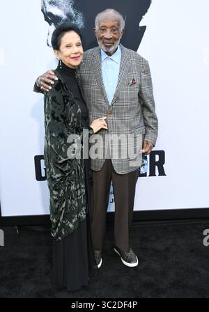3 juin 2019 - Los Angeles, Californie, États-Unis - 03 juin 2019 - Los Angeles, Californie - Jacqueline Avant, Clarence avant. L'Netflix ''The Black Godfather'' Los Angeles Premiere tenue au Paramount Theatre. Crédit photo : Birdie Thompson/AdMedia (crédit Image : © Birdie Thompson/AdMedia via Zuma sur le fil) Banque D'Images