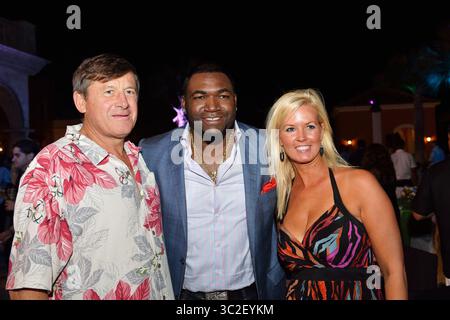 14 décembre 2013 - Punta Cana, République dominicaine - PUNTA CANA, RÉPUBLIQUE DOMINICAINE - 13 DÉCEMBRE : Alex Rodriguez des Yankees de New York et sa petite amie Torrie Wilson, à la 6e classique annuelle David Ortiz Celebrity Golf Classic propulsé par FUSEt le 13 décembre 2013 à Punta Cana, République dominicaine...personnes : David Ortiz. (Crédit image : © SMG via ZUMA Wire) Banque D'Images