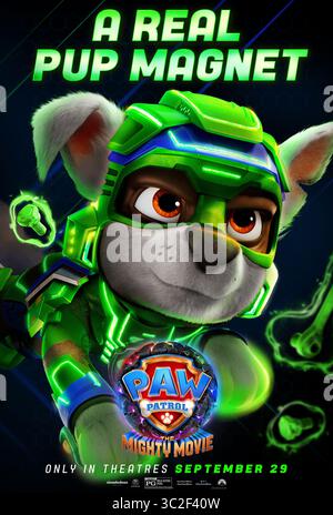 PAT'patrouille : The Mighty Movie (2023) AFFICHE *Filmstill - usage éditorial seulement* Voir instructions spéciales. CAP/TFS image fournie par Capital Pictures Banque D'Images