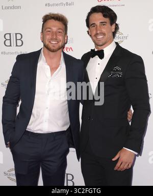 13 juin 2018 - Londres, Royaume-Uni - Sam Thompson et Josh Patterson assistent au Butterfly Ball 2019 à Grosvenor House à Londres (crédit image : © Brett Cove/SOPA images via ZUMA Wire) Banque D'Images
